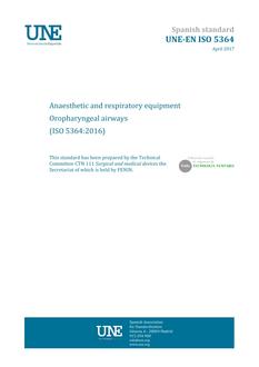AENOR UNE-EN ISO 5364