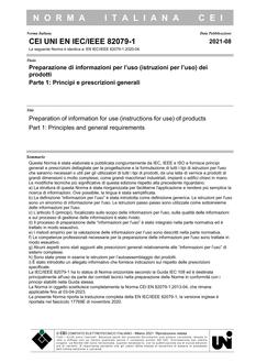 CEI UNI EN IEC/IEEE 82079-1