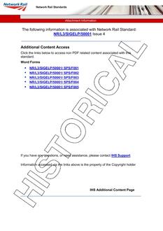 NR NR/L3/SIGELP/50001 ISSUE 4