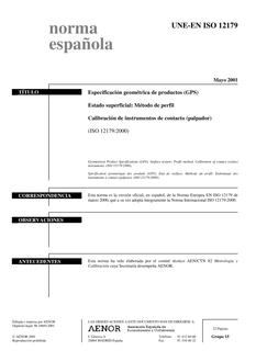 AENOR UNE-EN ISO 12179