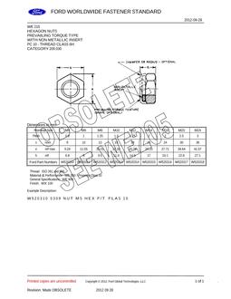 FORD WE 215