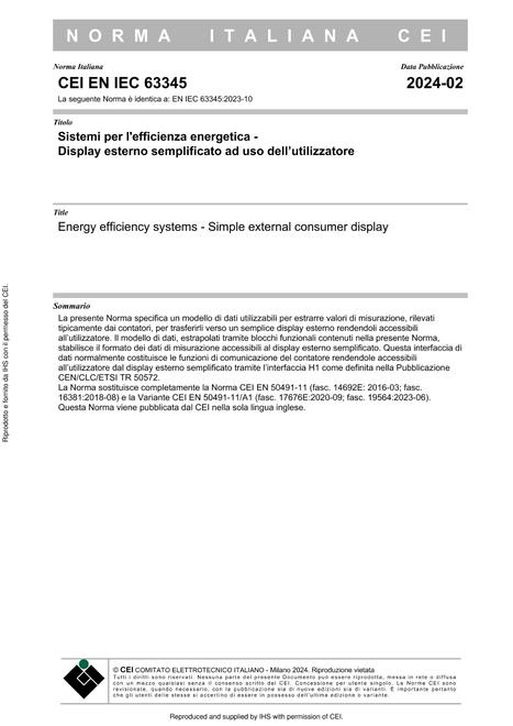 CEI EN IEC 63345