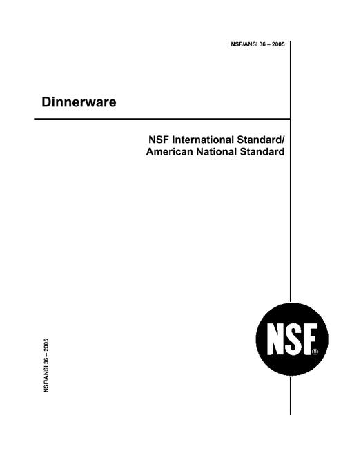 NSF 36-2005