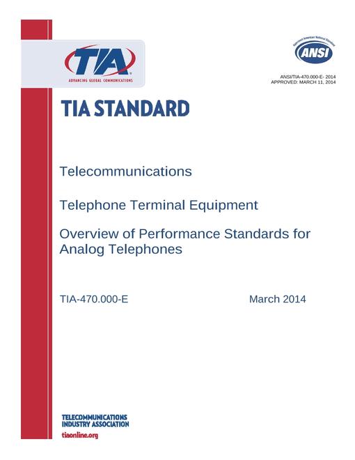 TIA ANSI/TIA-470.000-E