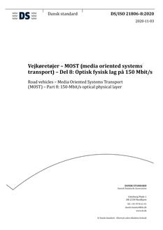 DANSK DS/ISO 21806-8