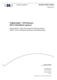DANSK DS/ISO 13209-3