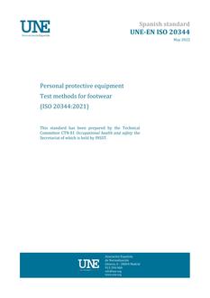 AENOR UNE-EN ISO 20344