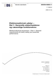 DANSK DS/EN 60601-1