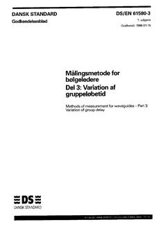 DANSK DS/EN 61580-3