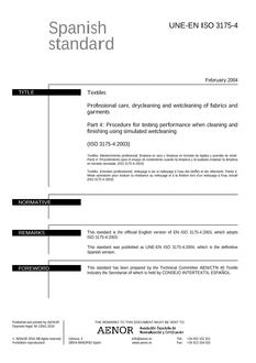 AENOR UNE-EN ISO 3175-4