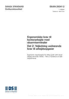 DANSK DS/ISO 9241-2