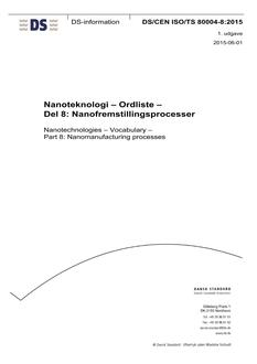 DANSK DS/CEN ISO/TS 80004-8