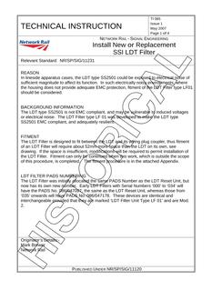 NR TI 065 ISSUE 1
