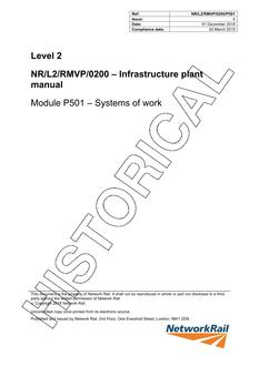 NR NR/L2/RMVP/0200/P501 ISSUE 4