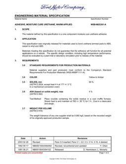 FORD WSB-M2G361-A