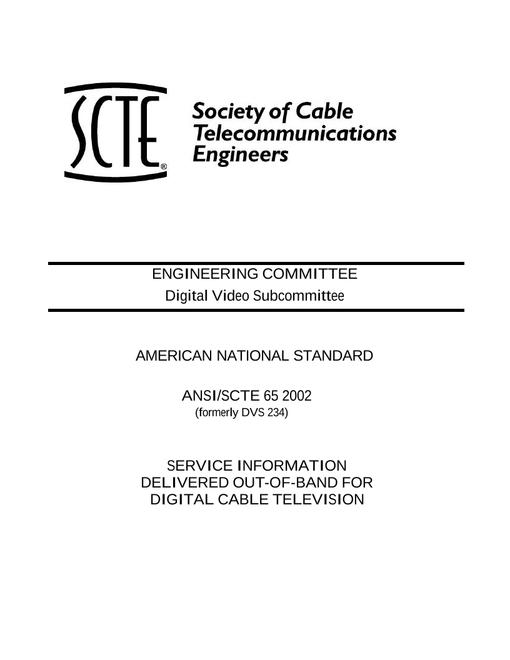 SCTE 65 2002