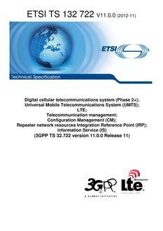 ETSI TS 132 722
