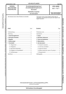 VDI VDI 4002 BLATT 1