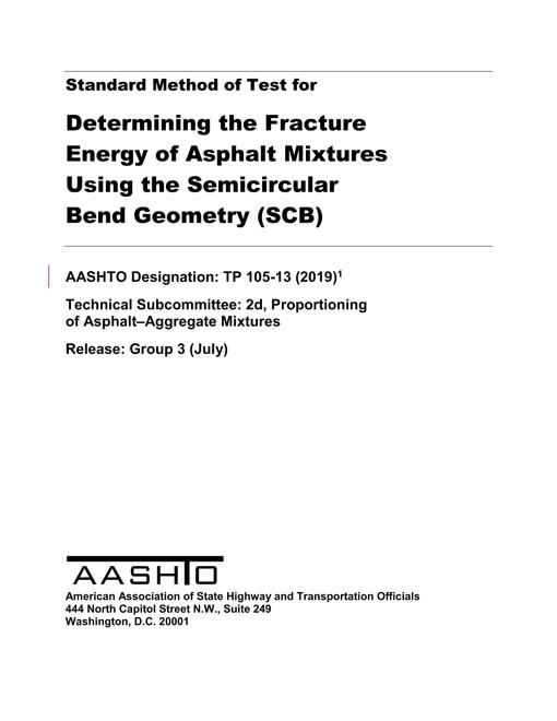 AASHTO TP 105-13 (2019)