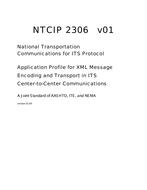 NTCIP 2306:2008