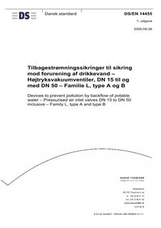 DANSK DS/EN 14455