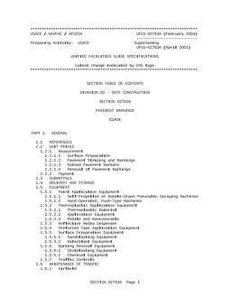 ARMY UFGS-02763A 02/01/04