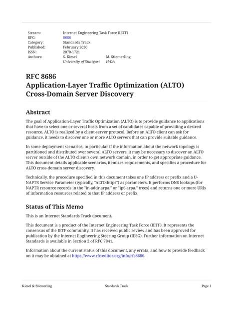 IETF RFC 8686