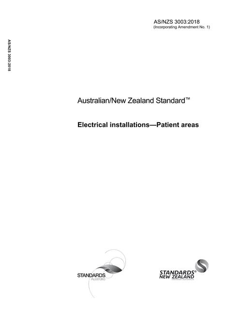 AS/NZS 3003:2018
