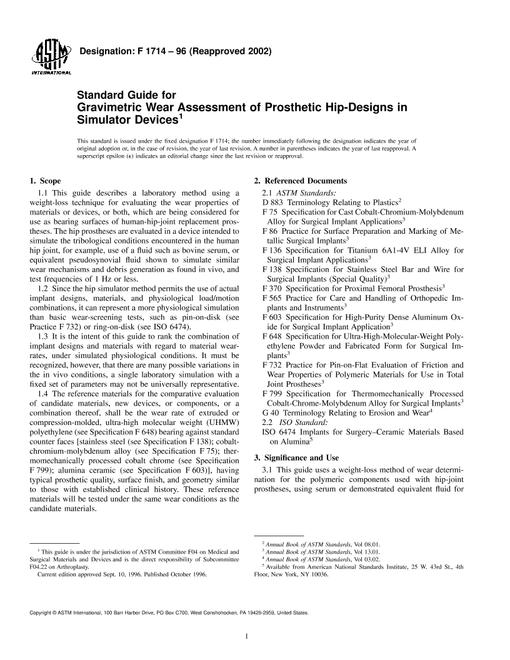 ASTM F1714-96(2002)