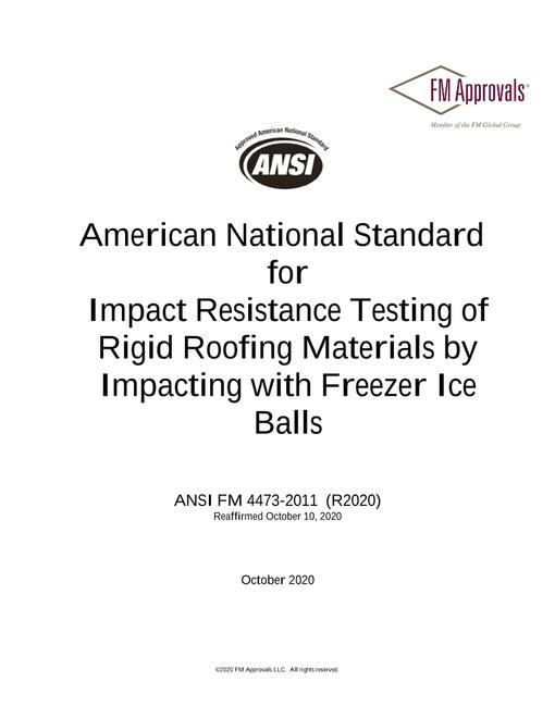 FM Approvals 4473-2011 (R2020)