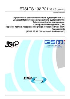 ETSI TS 132 721