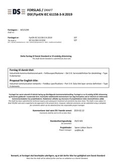 DANSK DSF/FPREN IEC 61158-3-X
