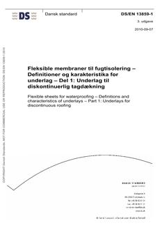 DANSK DS/EN 13859-1