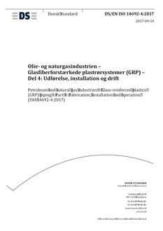 DANSK DS/EN ISO 14692-4