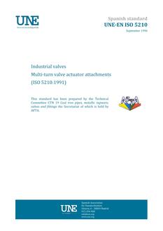 AENOR UNE-EN ISO 5210
