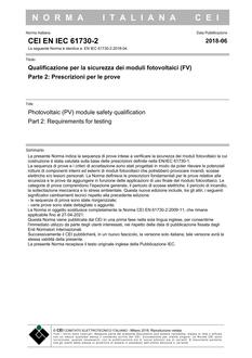 CEI EN IEC 61730-2