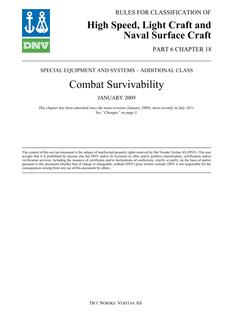 DNV DNV-RU-HSLC PART 6 CHAPTER 18
