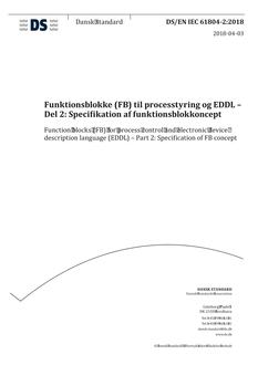 DANSK DS/EN IEC 61804-2