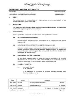 FORD WSS-M99J385-A