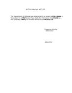 FIPS FIPS-PUB-2 Notice 1 - Withdrawn