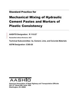 AASHTO R 115-23
