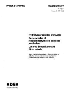 DANSK DS/EN ISO 5377
