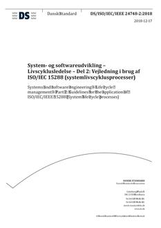 DANSK DS/ISO/IEC/IEEE 24748-2