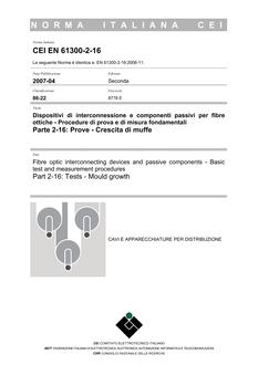 CEI EN 61300-2-16