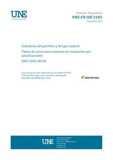 AENOR UNE-EN ISO 3183