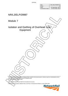 NR NR/L3/ELP/29987/MOD07 ISSUE 6