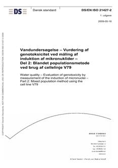 DANSK DS/EN ISO 21427-2