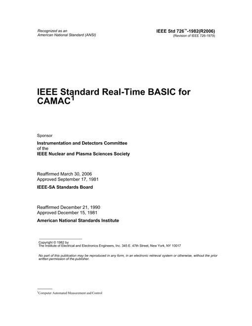 IEEE 726-1982