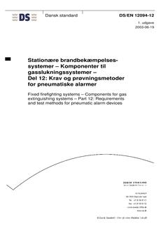 DANSK DS/EN 12094-12
