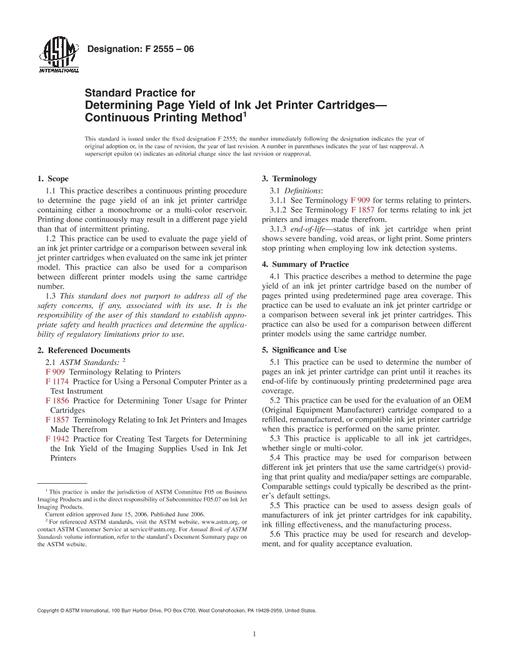 ASTM F2555-06